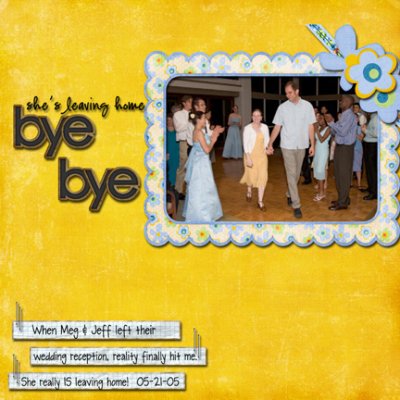 ~She's Leaving Home Bye Bye~  Challenge #50