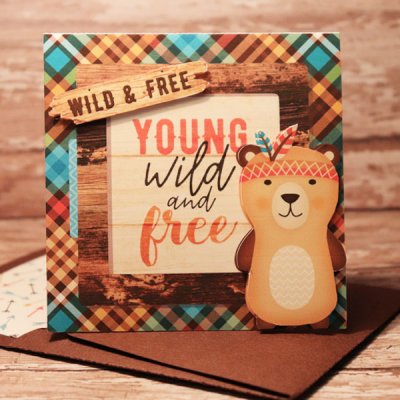 Wild And Free 3d card