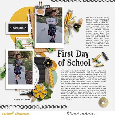 His First Day of K5
