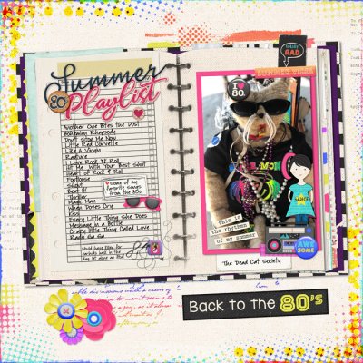 Summer Playlist - Smash Book Page