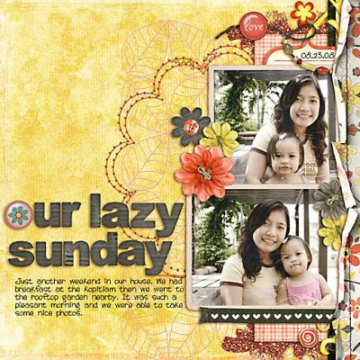 Our lazy Sunday