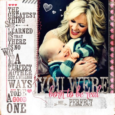 YOU WERE BORN TO BE BE REAL