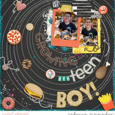 Growing preteen boy