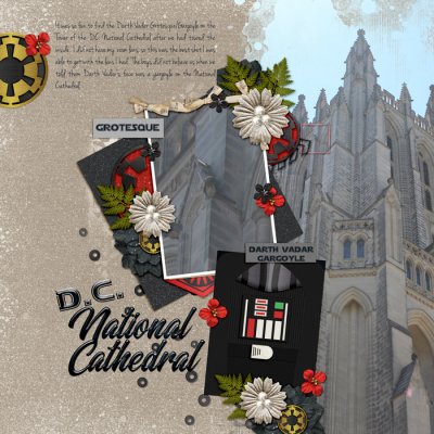 Darth Vadar at National Cathedral