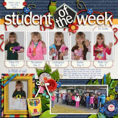Student of the Week - 1st grade