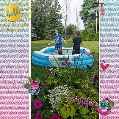 A Bold and Beautiful Day of Pool Fun