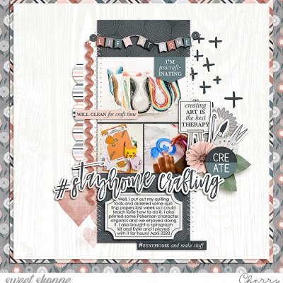 #stayhome crafting