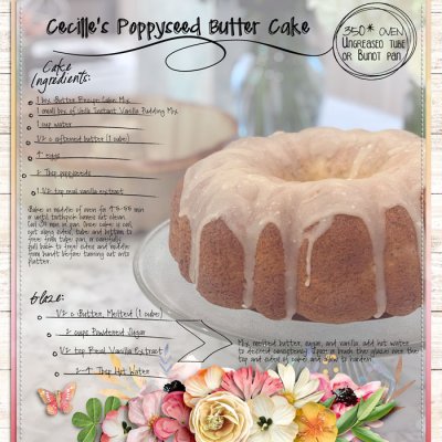 Cecille's Poppyseed Butter Cake