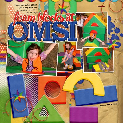 OMSI foam blocks in Portland