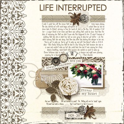 LIFE INTERRUPTED