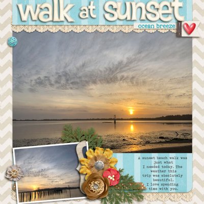 Walk at Sunset