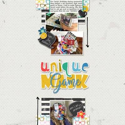 Unique Mask Game