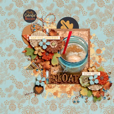 apple cider float