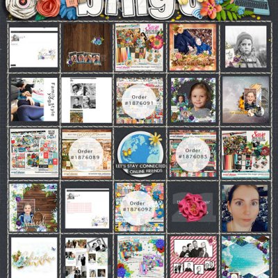 DSD Bingo card