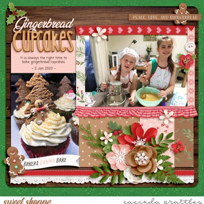 Gingerbread cupcakes