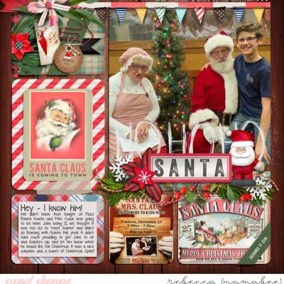 Santa at Pizza Ranch