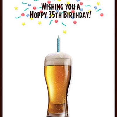 Hoppy Birthday Card