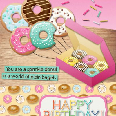 CARD Donut Birthday