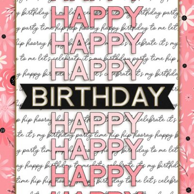 Feb 19 Birthday Card Challenge