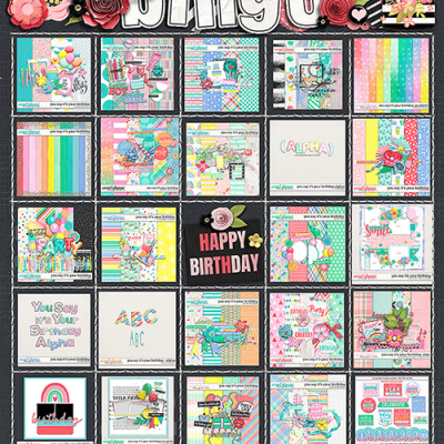 Completed 2021 Birthday Bingo
