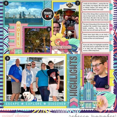 Highlights of Miami Beach trip, right