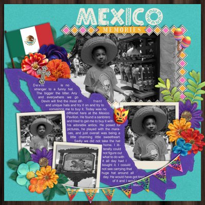 Shadowbox #9- Mexico Pavillion