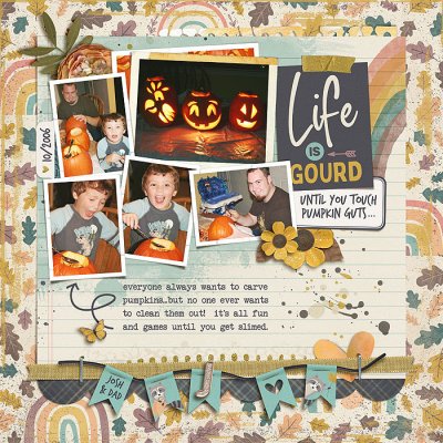 pumpkin guts