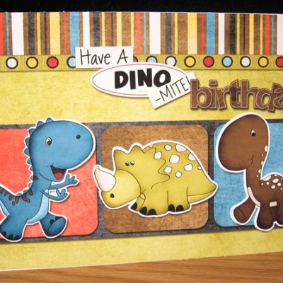 DinoMite Birthday Card