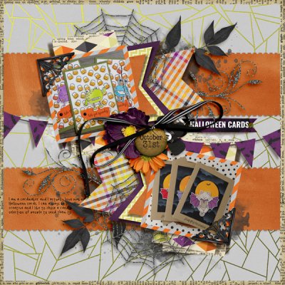 The Nifty Pixel - Cadaverous Charm - Halloween Cards