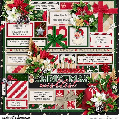 Christmas wishlist - Vacation Edition