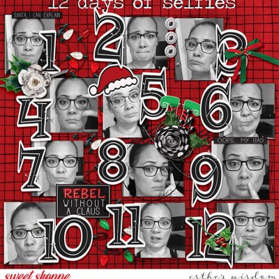 12 Days of Selfies