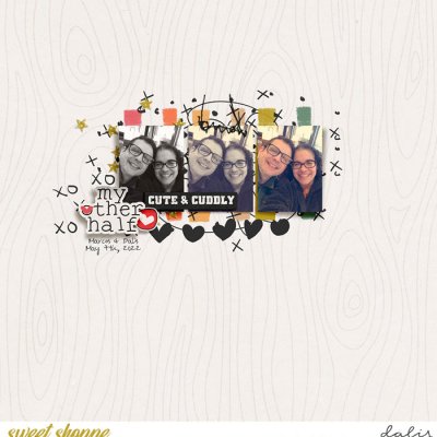 my other half - White Scrap iNSD Challenge