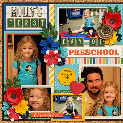 Molly's First Day of Preschool Left