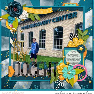 1st day as docent