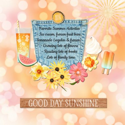 7/15 Favorite Summer Activities