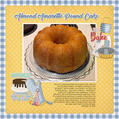 Almond Amaretto Cake