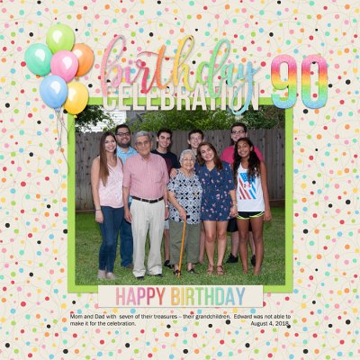 Birthday Celebration 90