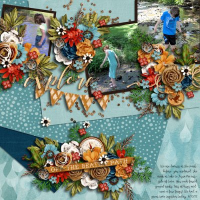 Summer Scrap A Thon July 14 - Template Mashup