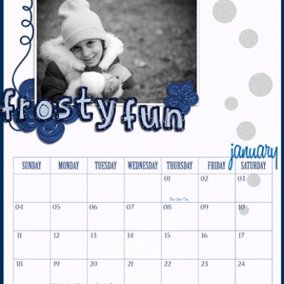Christmas Calendar Project - January