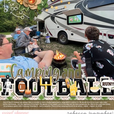 Camping and football