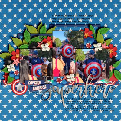 Superhero Captain America