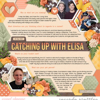 Catching up with Elisa