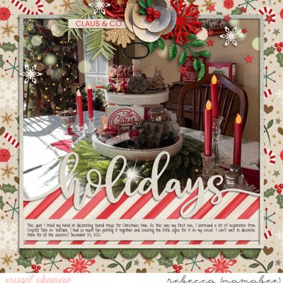 Tiered Tray - Christmas
