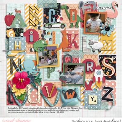 Alphabet Hour at the library