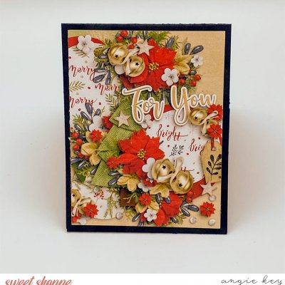 For You Pop-Up Christmas Gift Card Holder