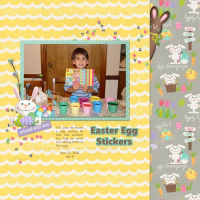 Easter Egg Stickers