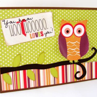 Hoo Loves You Card