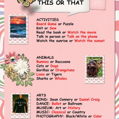All About Me: This or That