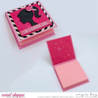 Barbie Girl Post-It Wallet