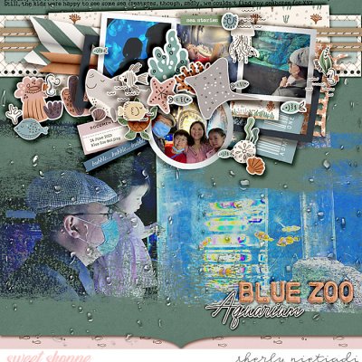 Blue zoo aquarium